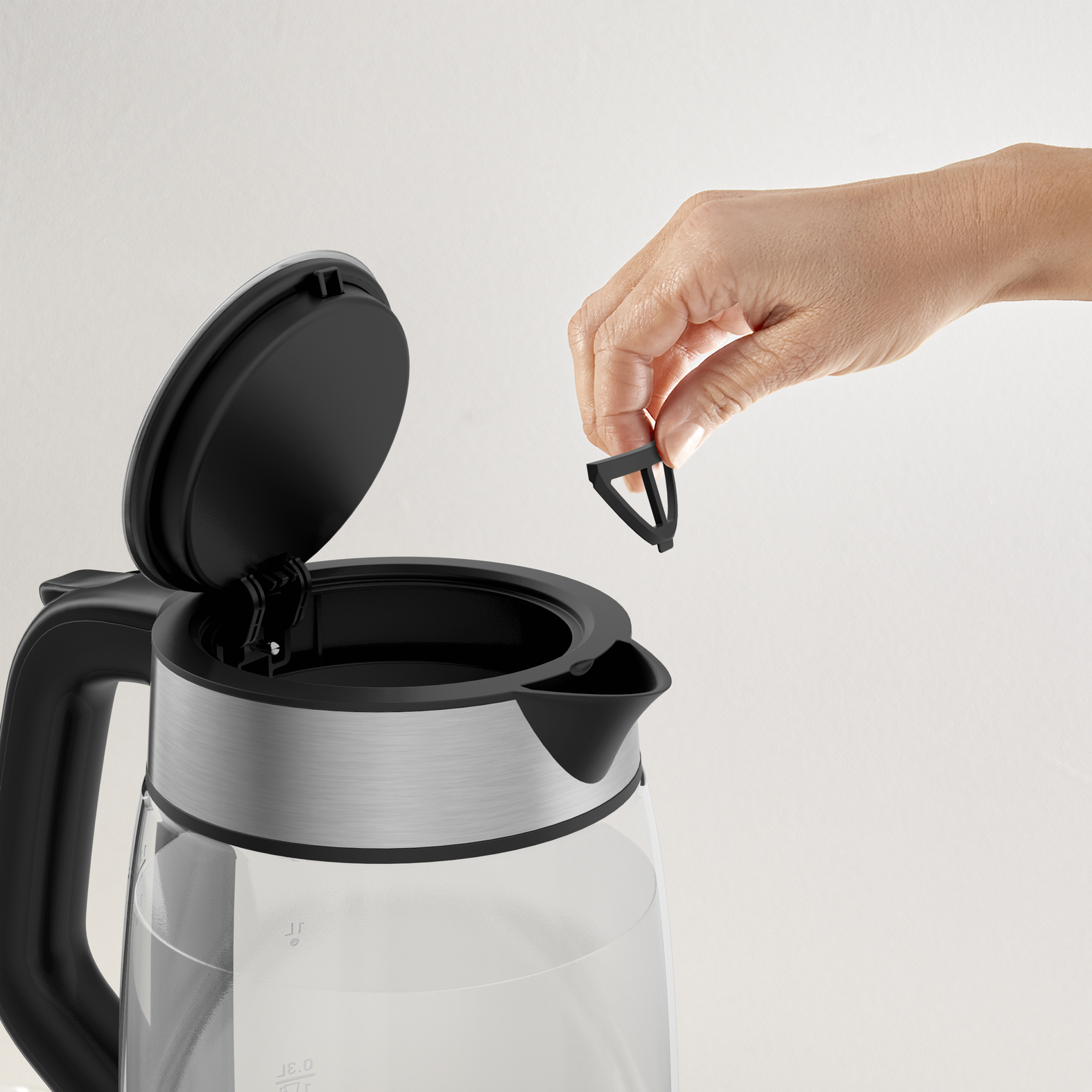 Tefal 1.7L 玻璃電水壺KI6058