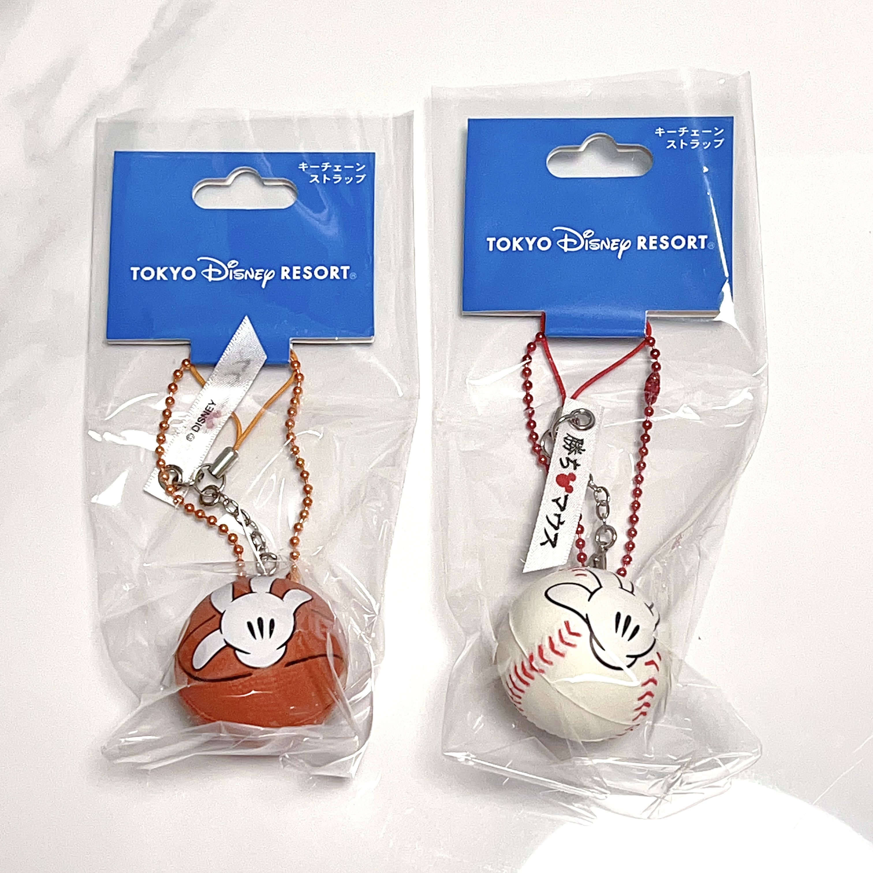 Tokyo Disney Mickey Basketball Baseball squishy (Hard)