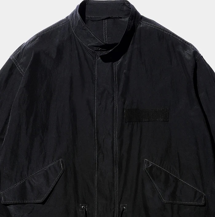 LAST PCS RE-STOCK: A.PRESSE 2025 S/S SILK TAFFETA M-65 FISHTAIL PARKA (25SAP-01-13H) - PRE ORDER ITEM (預訂中)