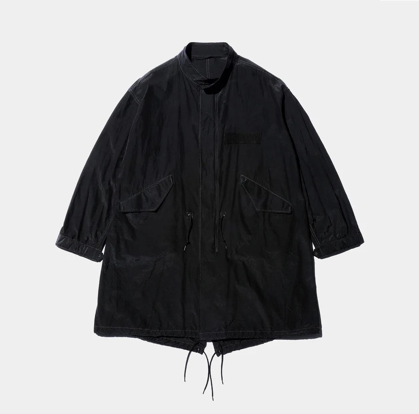 LAST PCS RE-STOCK: A.PRESSE 2025 S/S SILK TAFFETA M-65 FISHTAIL PARKA (25SAP-01-13H) - PRE ORDER ITEM (預訂中)