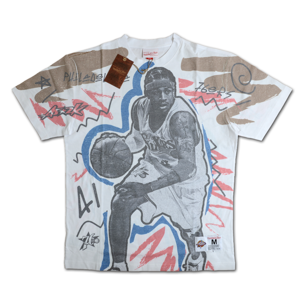 Mitchell & Ness 費城76人隊 Allen Iverson Showstopper 熱昇華轉印 T-Shirt