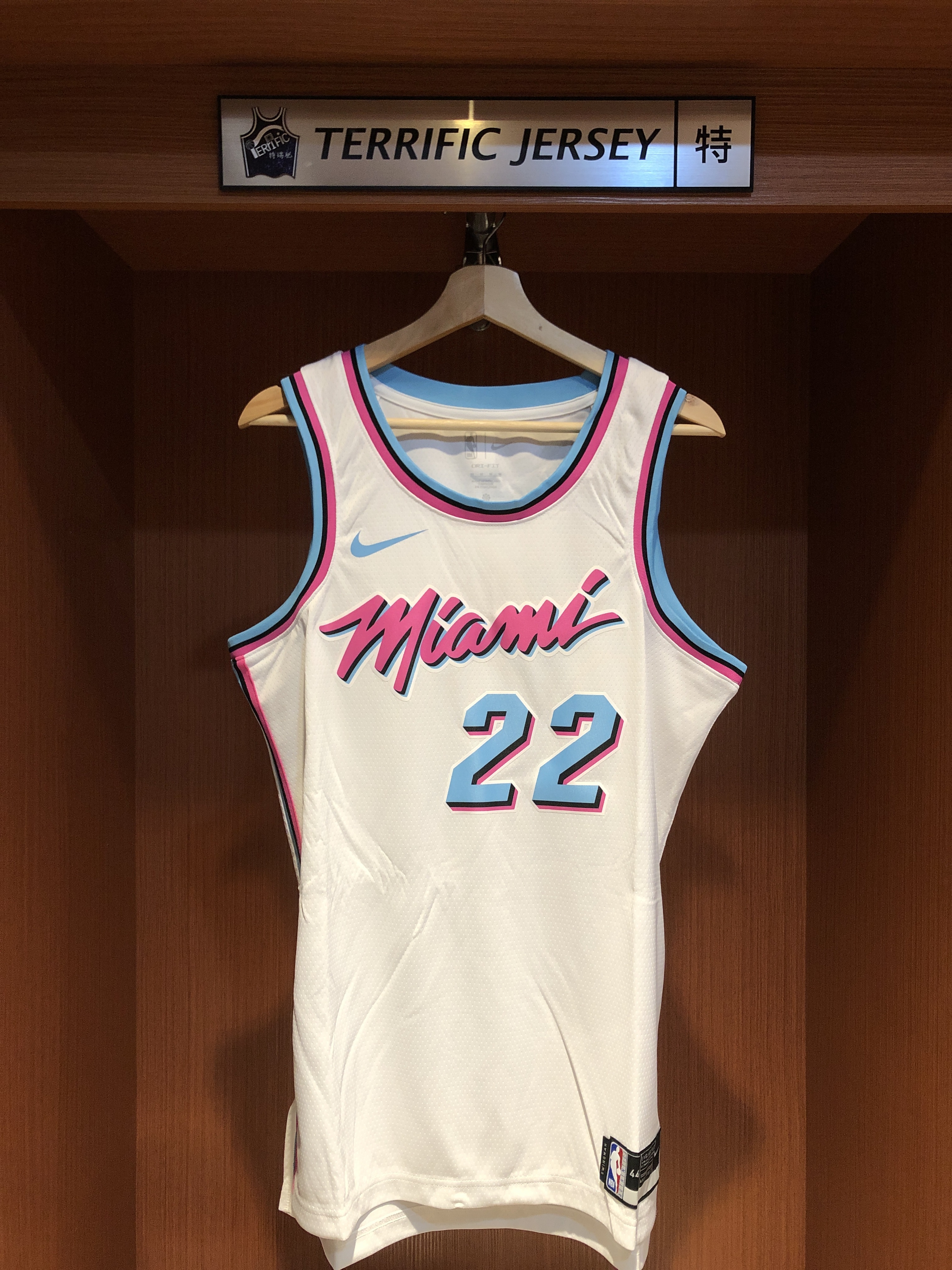 NBA球衣 Jimmy Butler 邁阿密熱火城市 白南灣 City Nike Swingman 球迷版 熱轉印 全新