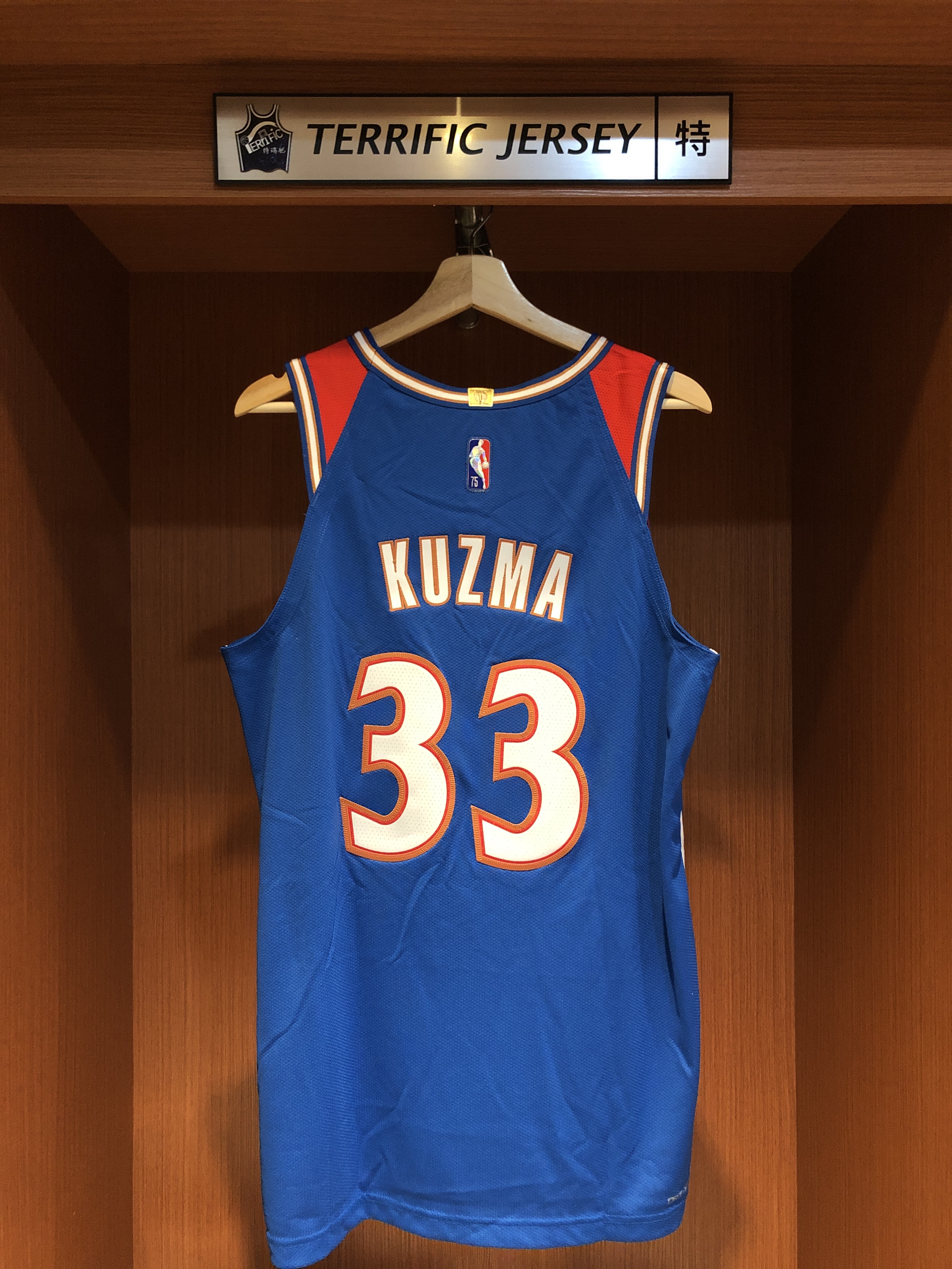 NBA球衣 Kyle Kuzma 華盛頓巫師 75周年 鑽石標 City Nike Authentic 球員版 電繡 全新