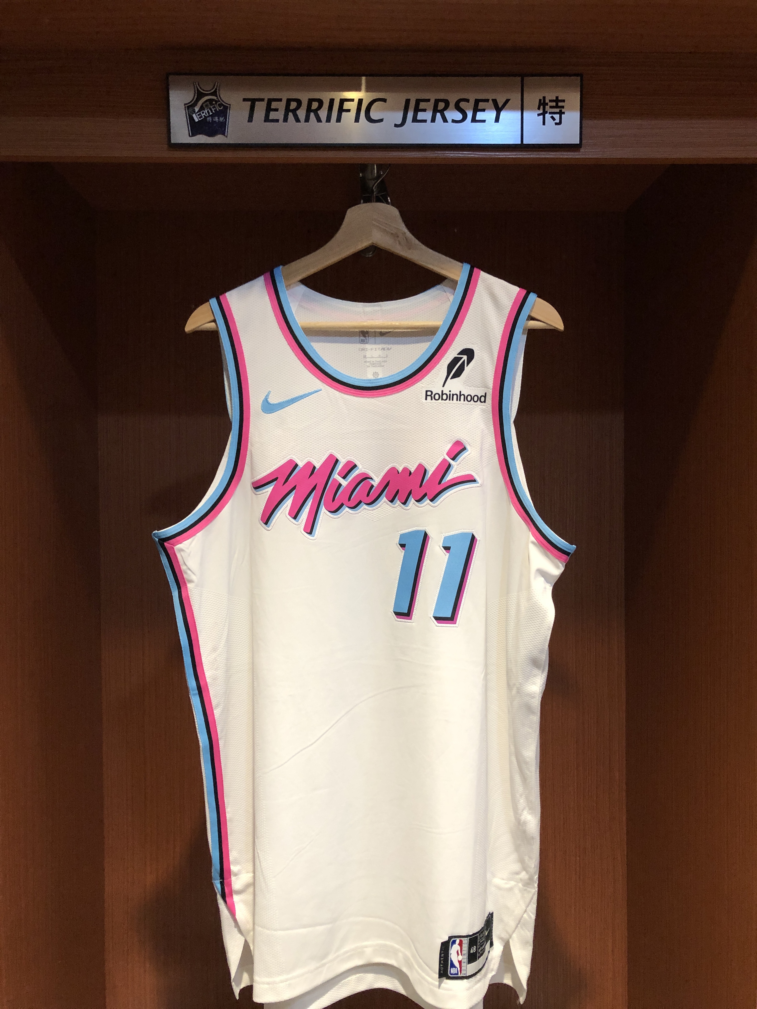 NBA球衣 Jaime Jaquez Jr. 邁阿密熱火城市 白南灣 City Nike Authentic 球員版 電繡 含贊助商標