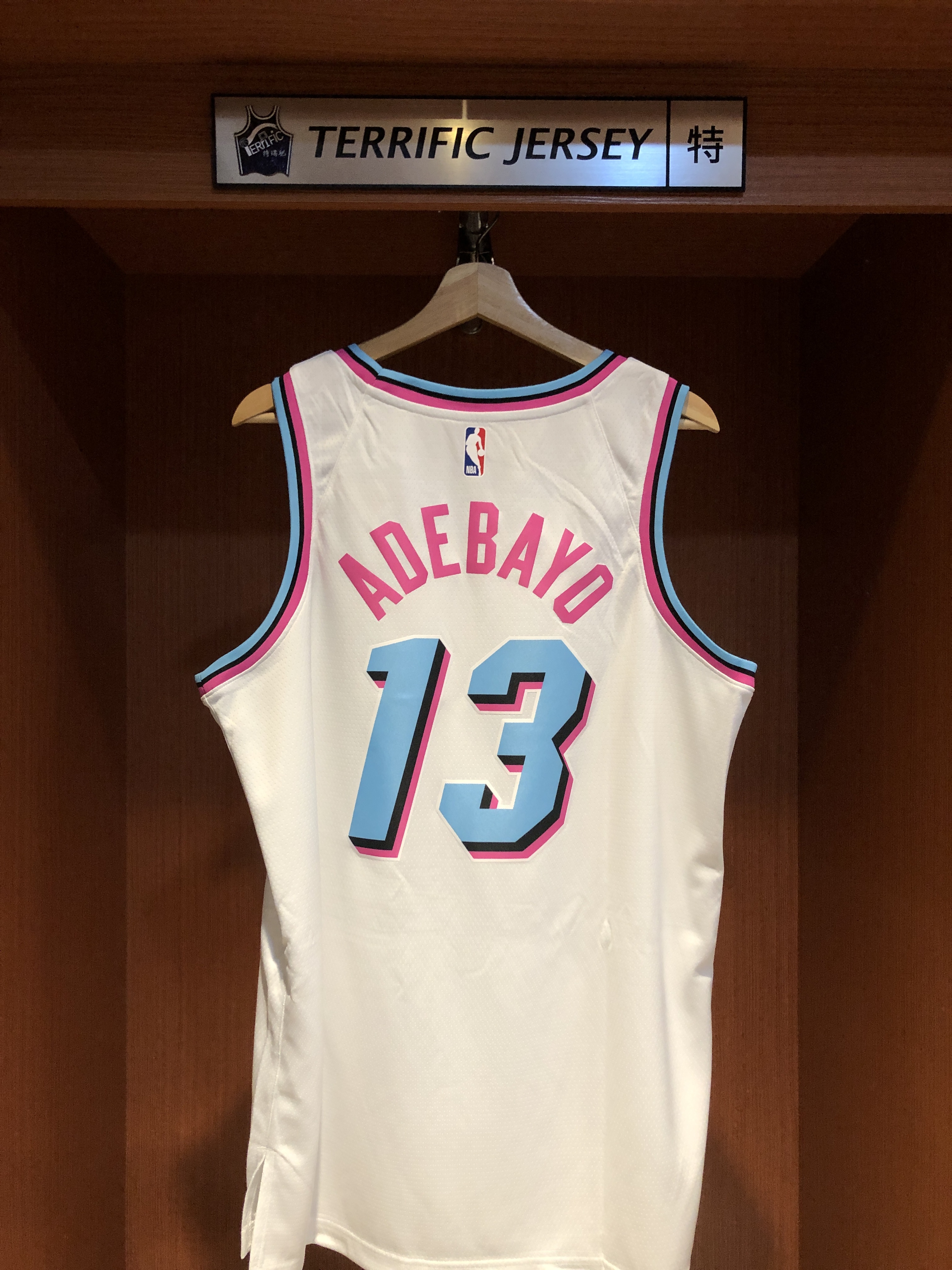 NBA球衣 Bam Adebayo 邁阿密熱火城市 白南灣 City Nike Swingman 球迷版 熱轉印 全新