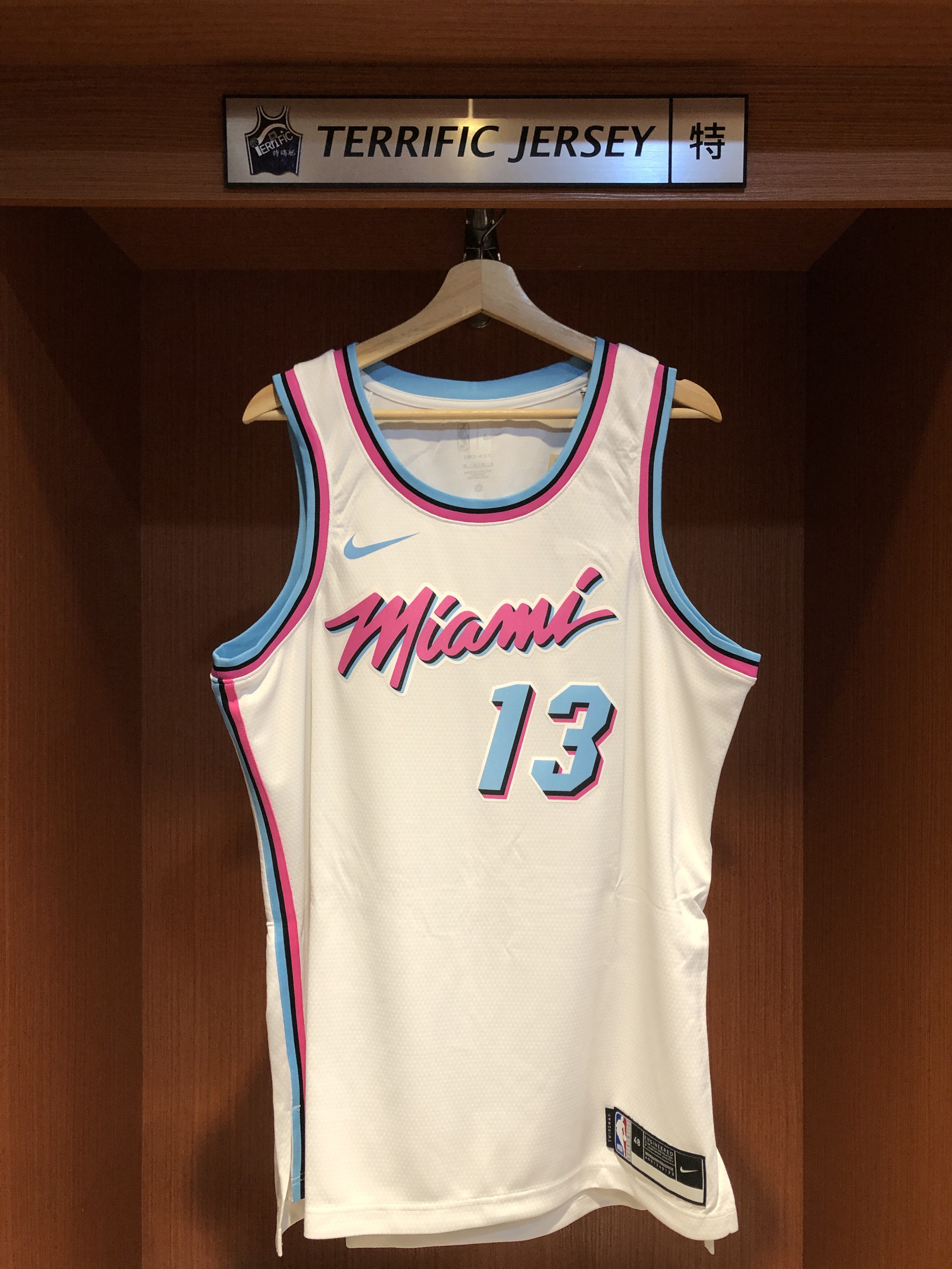 NBA球衣 Bam Adebayo 邁阿密熱火城市 白南灣 City Nike Swingman 球迷版 熱轉印 全新