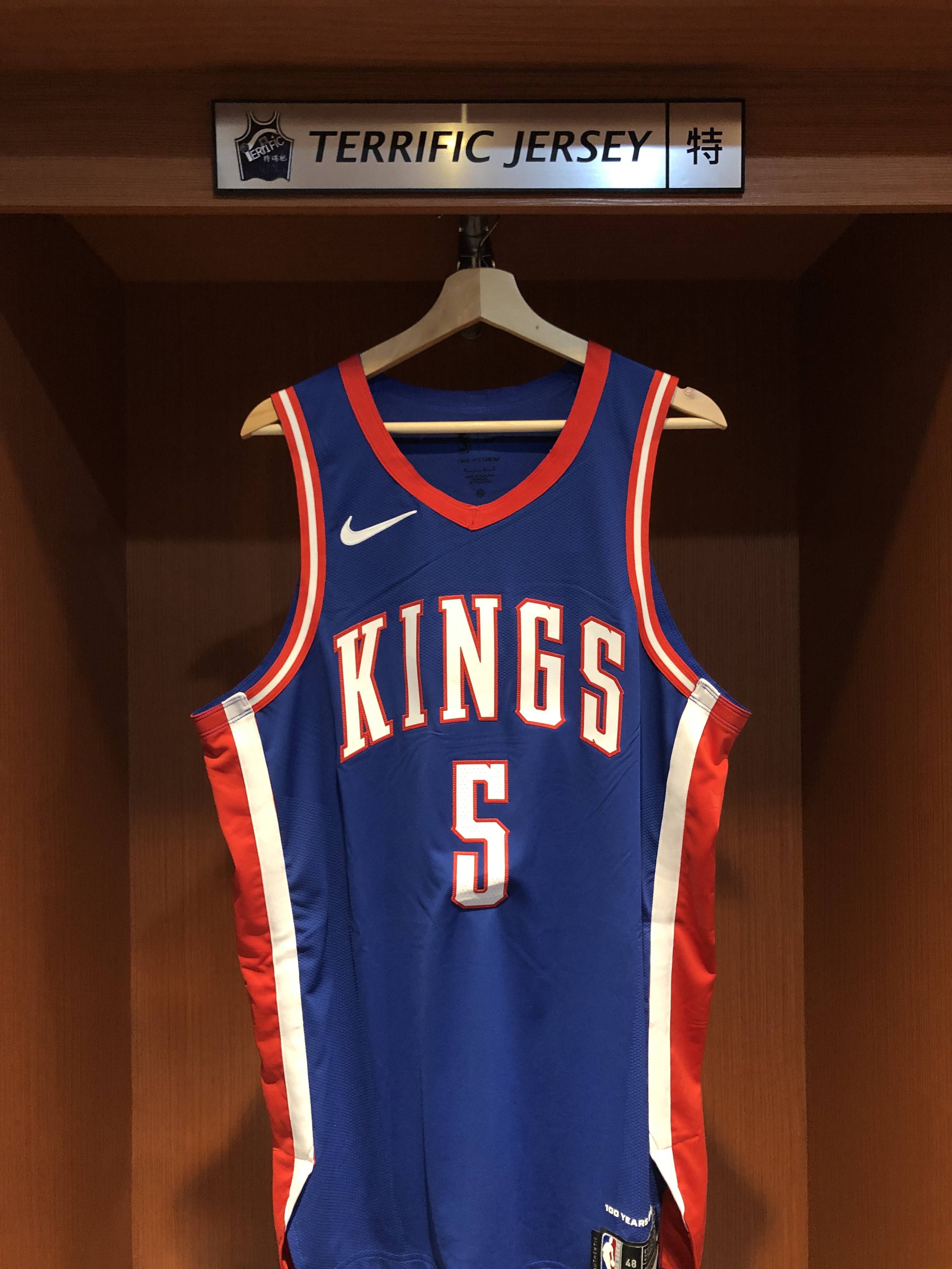 NBA球衣 De'Aaron Fox 沙加緬度國王城市 City Nike Authentic 球員版 電繡 全新