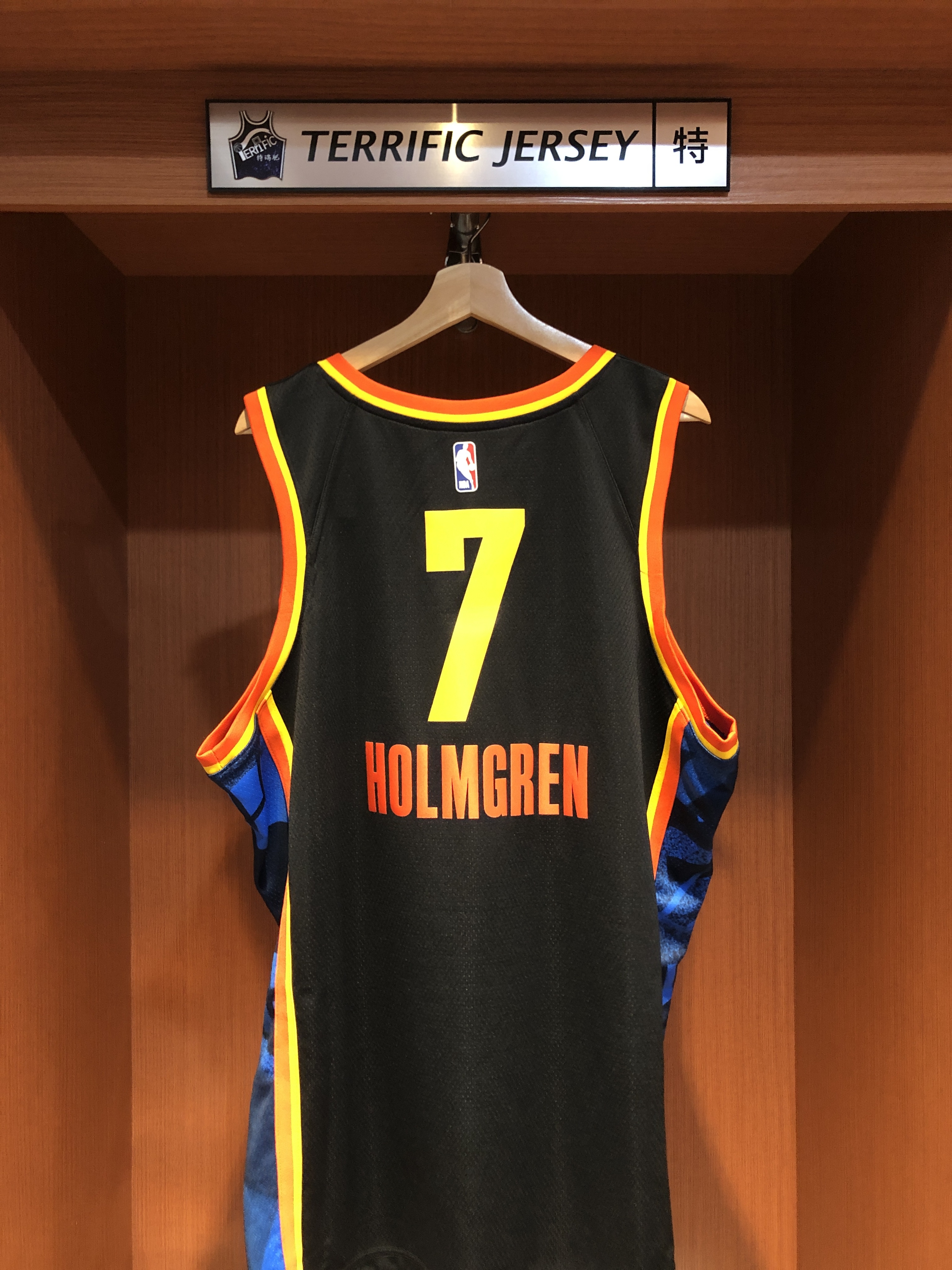NBA球衣 Chet Holmgren 奧克拉荷馬雷霆城市 City Nike Swingman 球迷版 熱轉印 全新