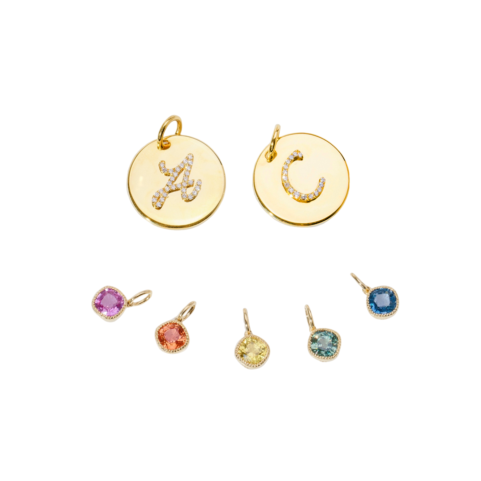 KALEIDOSCOPE - 煙花派對 萬花筒字母項鍊