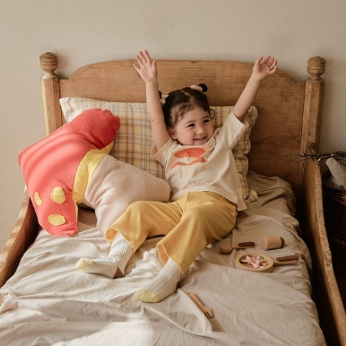 DTD X CHUBBY CHEEKS CLUB 蘑菇樂園系列-有機棉短袖&長褲上下套裝