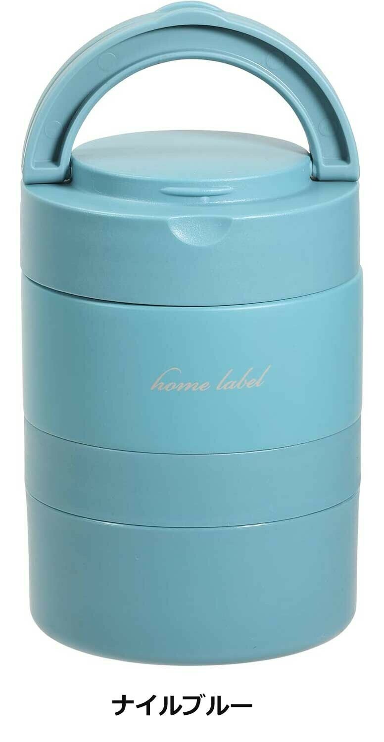 日本Pearl Life不銹鋼保溫飯壺(藍)480ML (非日本製)