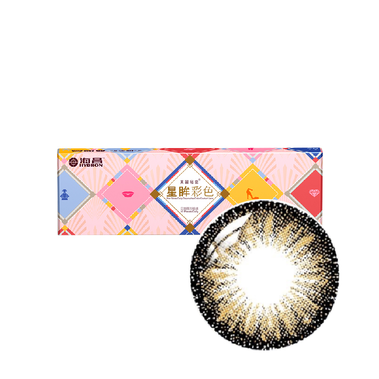 海昌心機彩色日拋心機可可(10片）