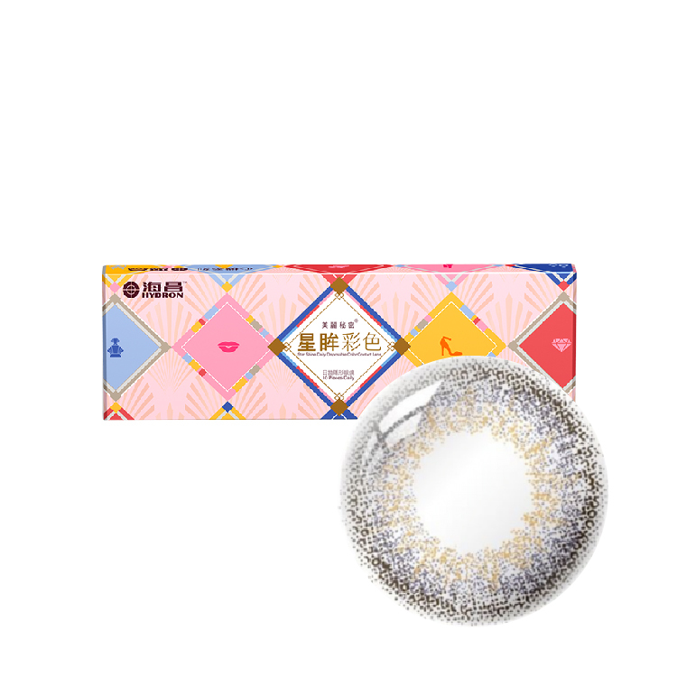 海昌心機彩色日拋心機藍莓(10片）