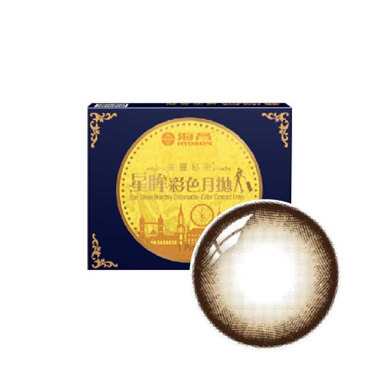 海昌星眸城市彩色月拋倫敦杏(1片）