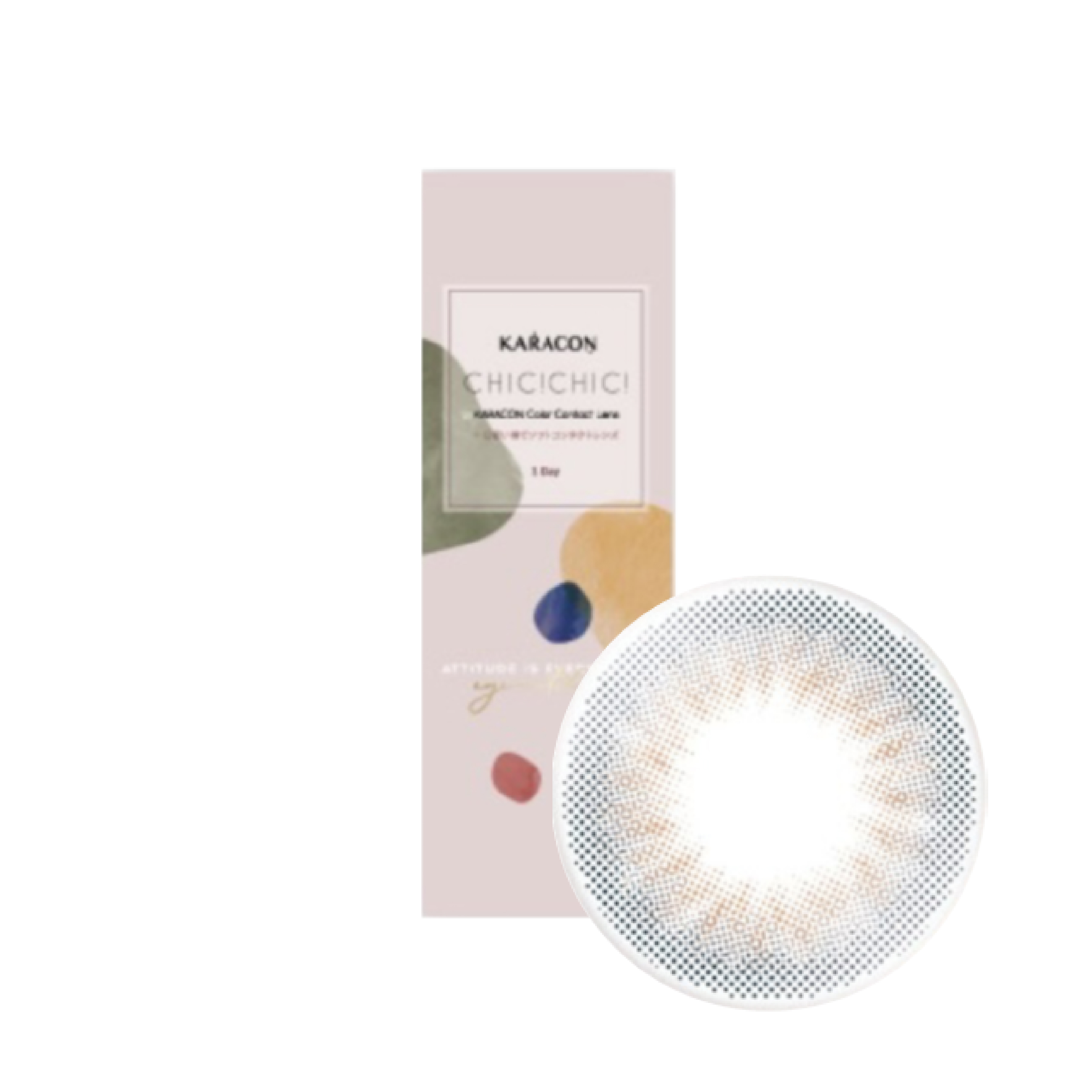 卡拉瞳chicolor彩色日拋晨露灰(10片)