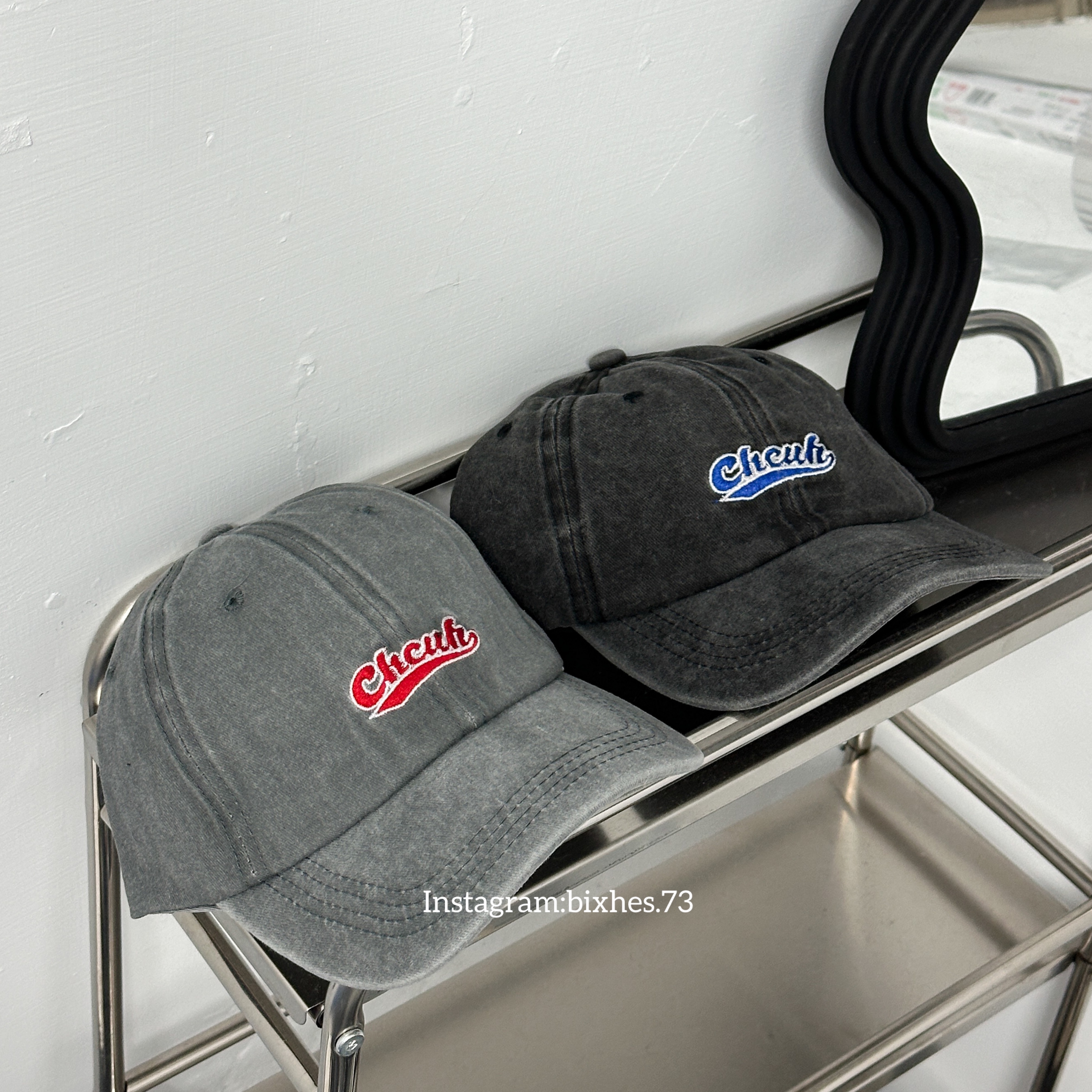 草寫跳色水洗老帽(H00042)