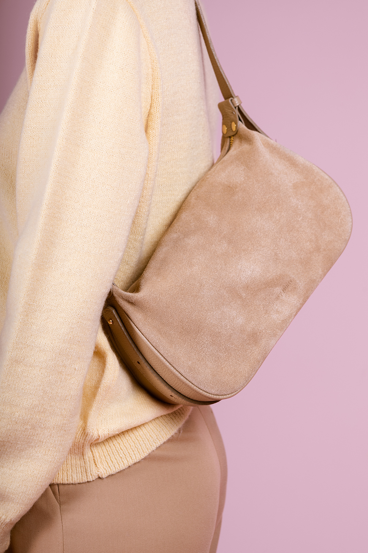 Cherry Paris Leather AMICIE SUEDE 4159 Taupe clair 杏色