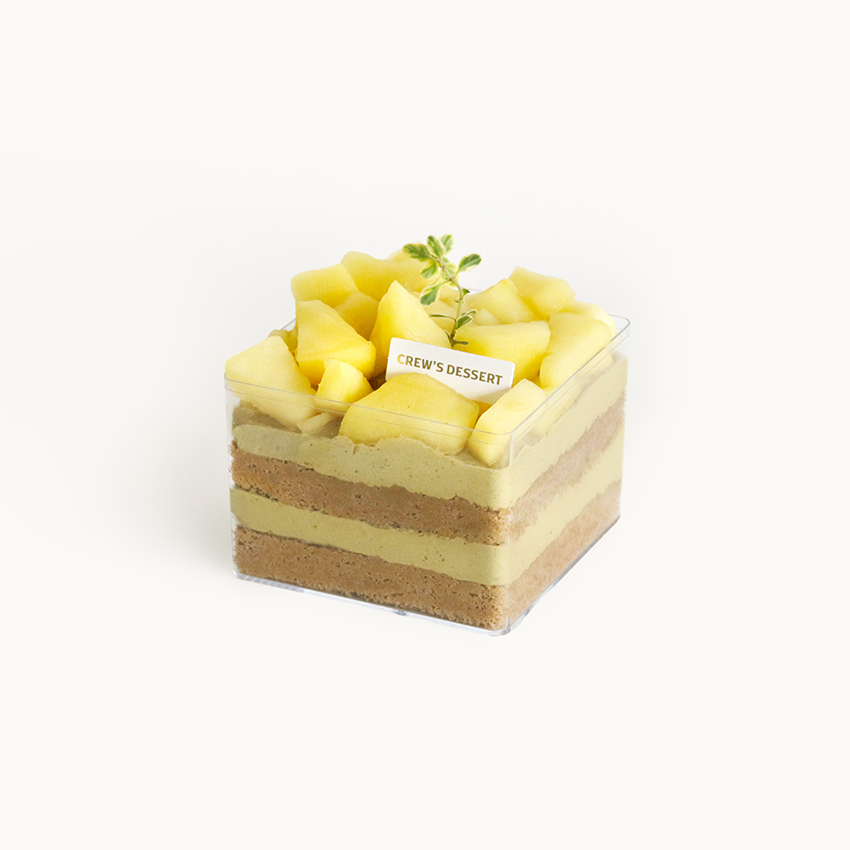 焙香蜜蘋 盒子蛋糕