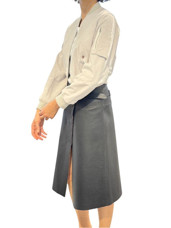 DESA 1972 麂皮拉鍊夾克外套(淺灰)