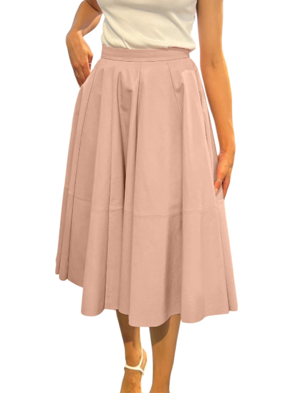 DESA 1972 DESA 1972 皮革長裙(淺粉)