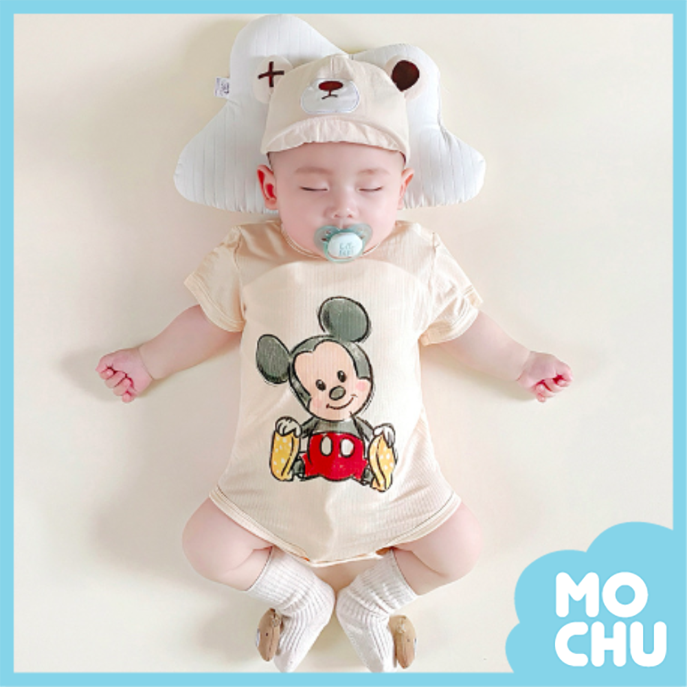 插畫米奇短袖連身衣