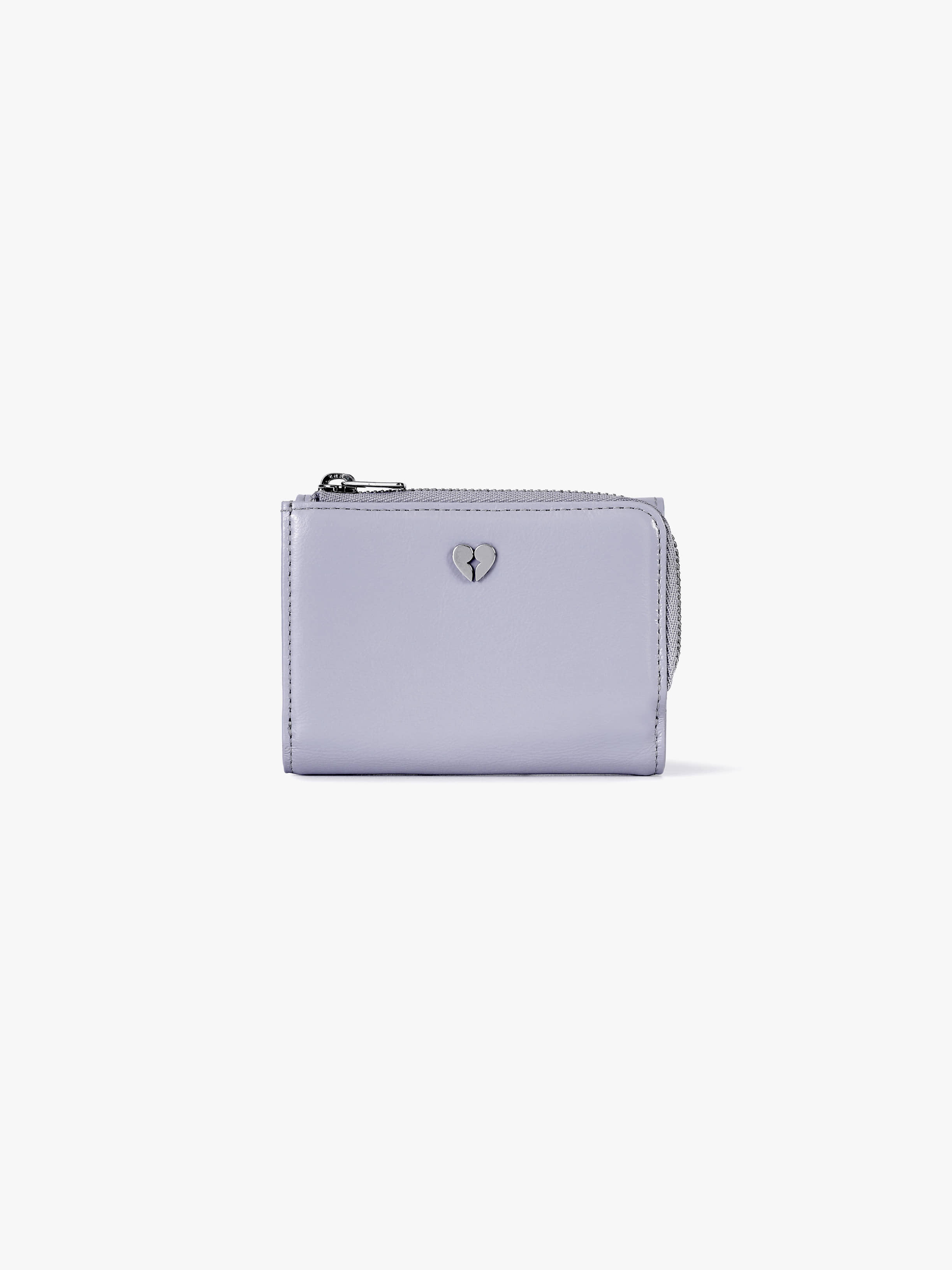 fennec - HEARTY ZIPPER WALLET (MISTY LAVENDER)