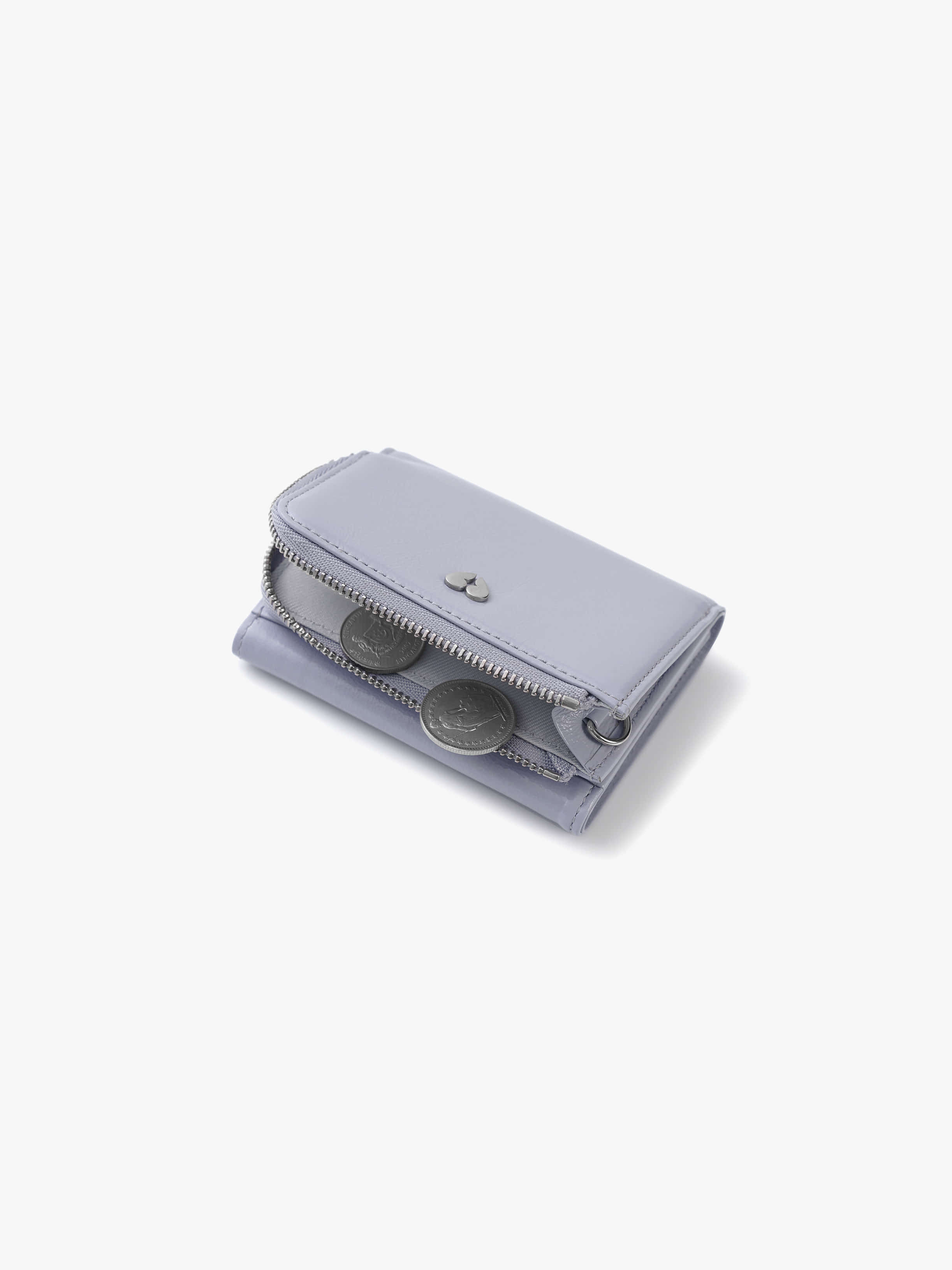 fennec - HEARTY ZIPPER WALLET (MISTY LAVENDER)