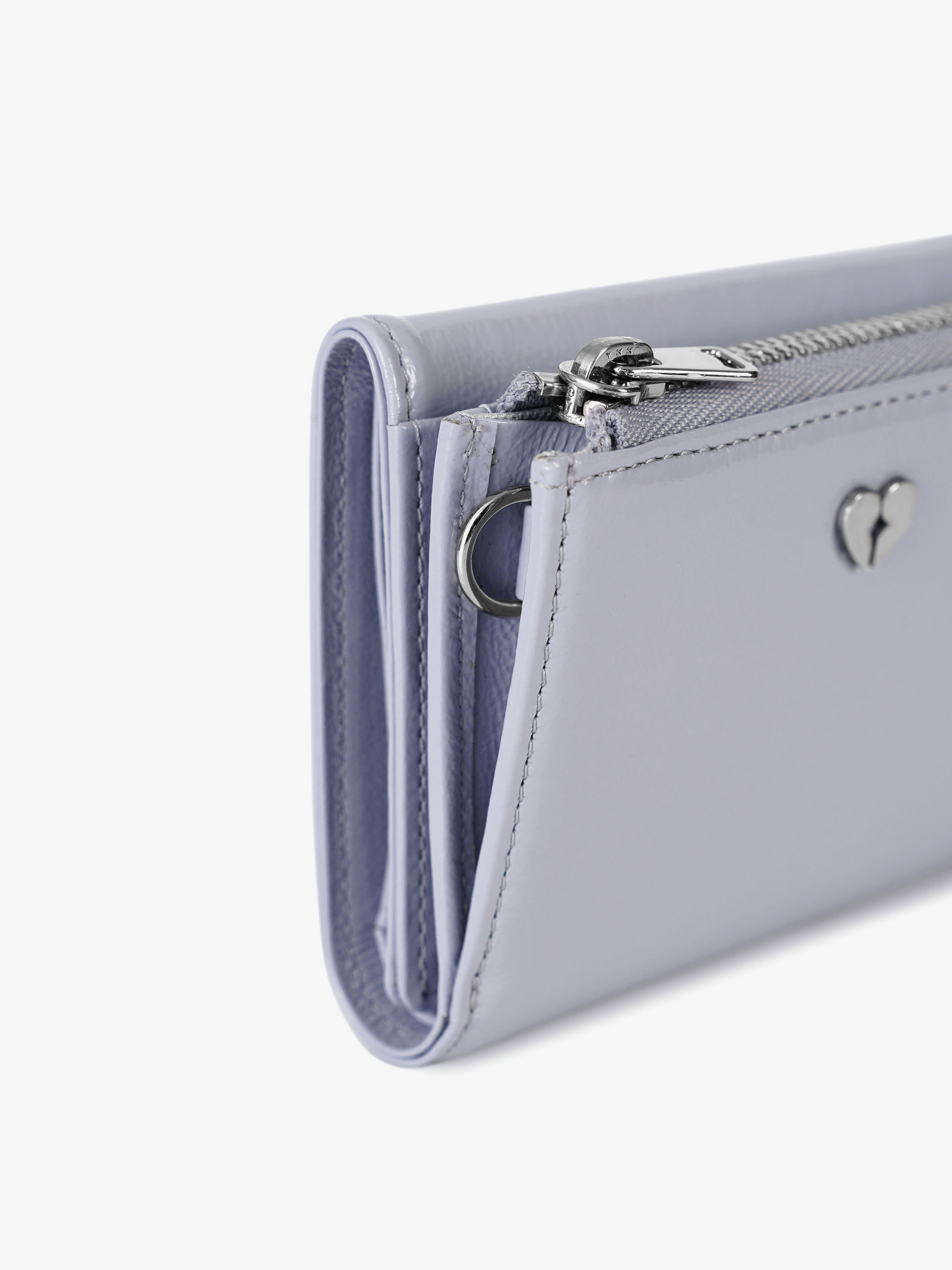 fennec - HEARTY ZIPPER WALLET (MISTY LAVENDER) fennec - HEARTY ZIPPER WALLET (MISTY LAVENDER)
