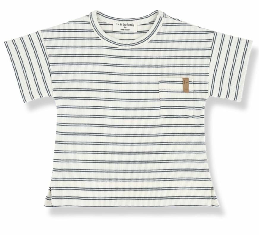 1+ in the family 羅紋橫條上衣 PAULI petroleum