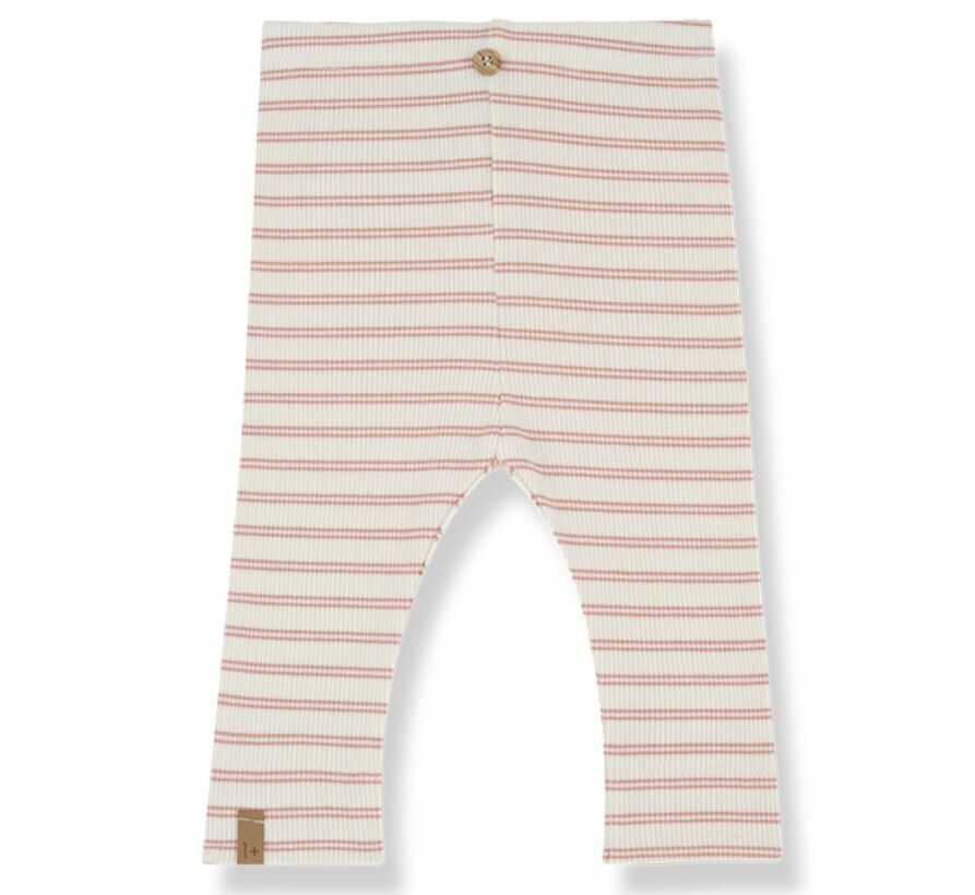 1+ in the family 羅紋橫條貼身褲 CORA coral