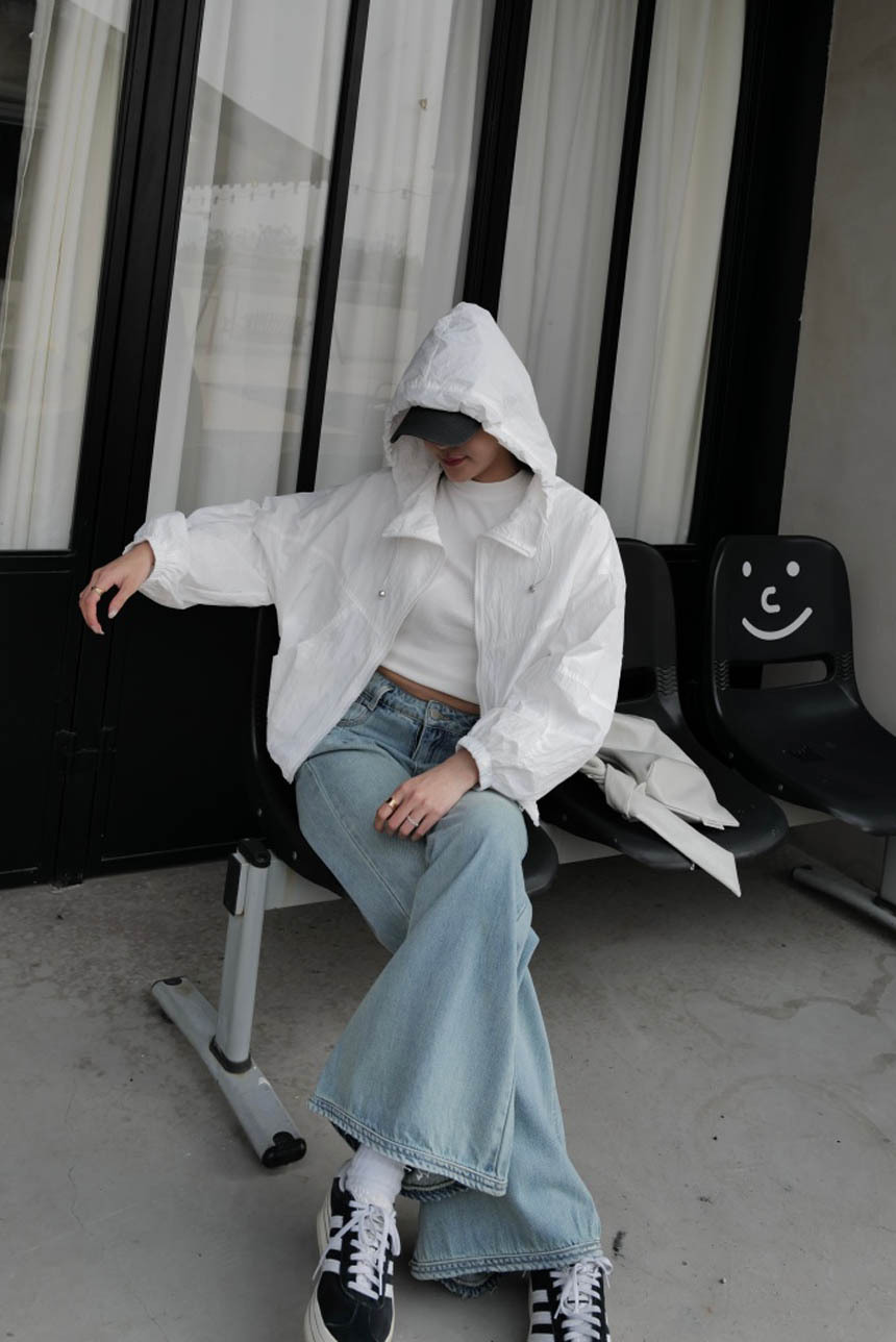 尼龍休閒連帽外套*3色