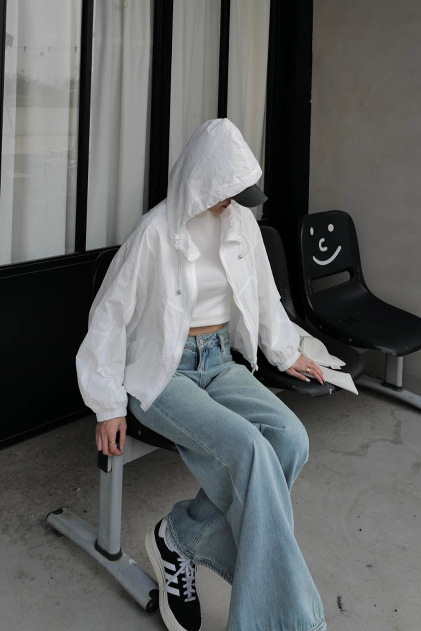 尼龍休閒連帽外套*3色