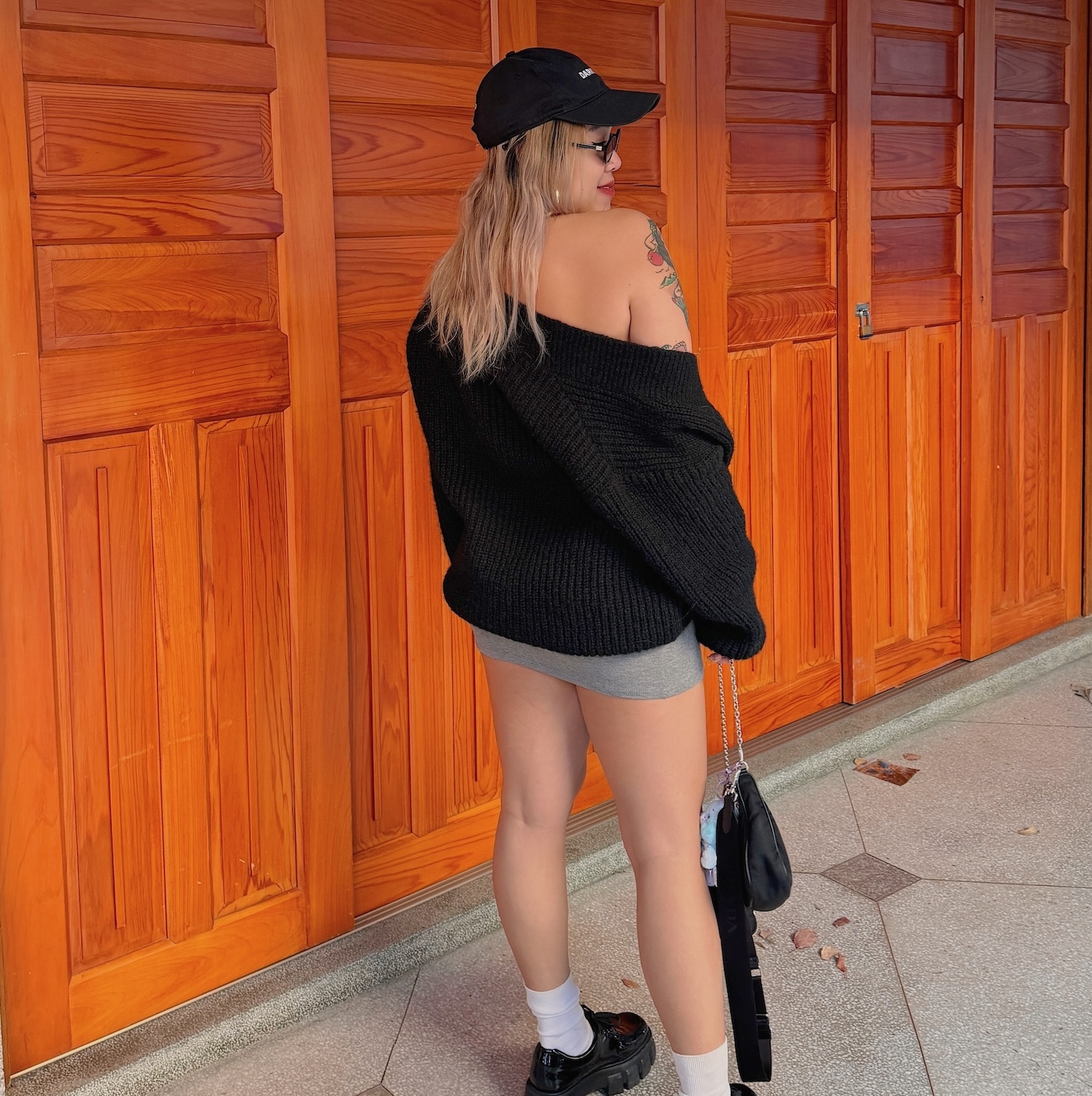 英倫感🗼慵懶毛衣洋裝套裝