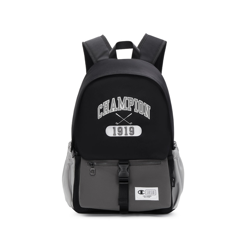 中性-C-LIFE 學院風多工收納後背包-黑灰色（U5AACPU07U1）