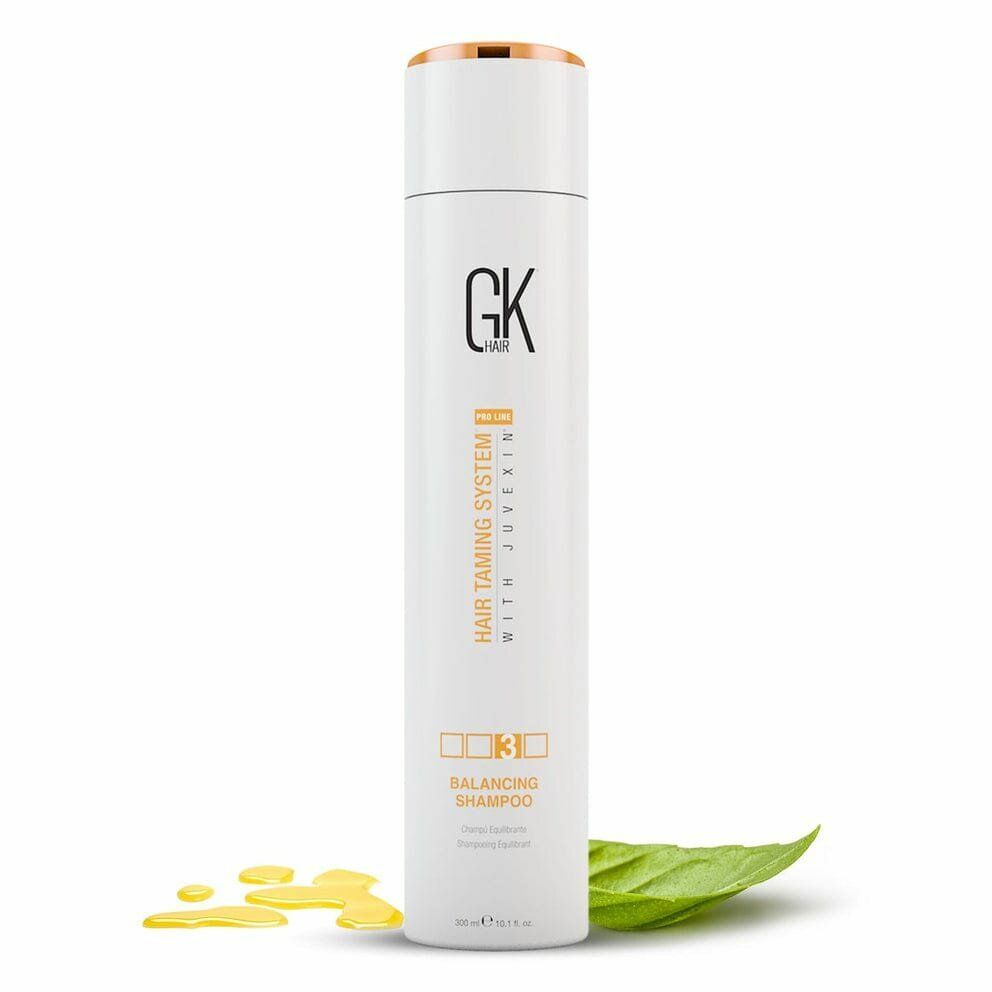GK HAIR - Balancing Shampoo 300ml / 1000ml - For Oily, Greasy and Normal Hair, Restores pH Levels