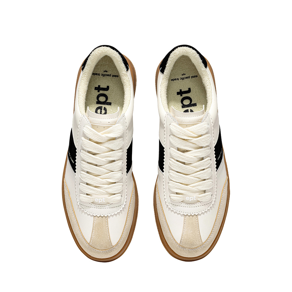 Ept Santos 復古鞋 黑白 焦糖底 德訓鞋 EP4SN1ST08101