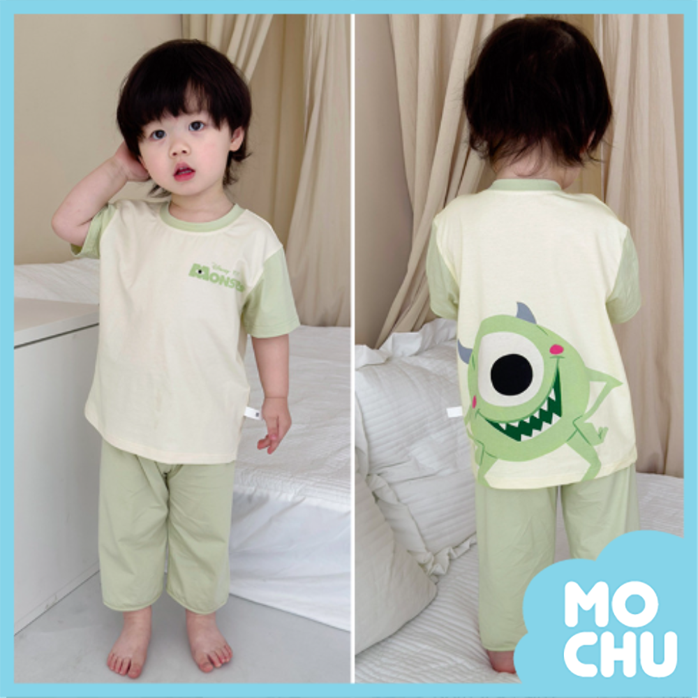 大眼怪麥克短袖家居服