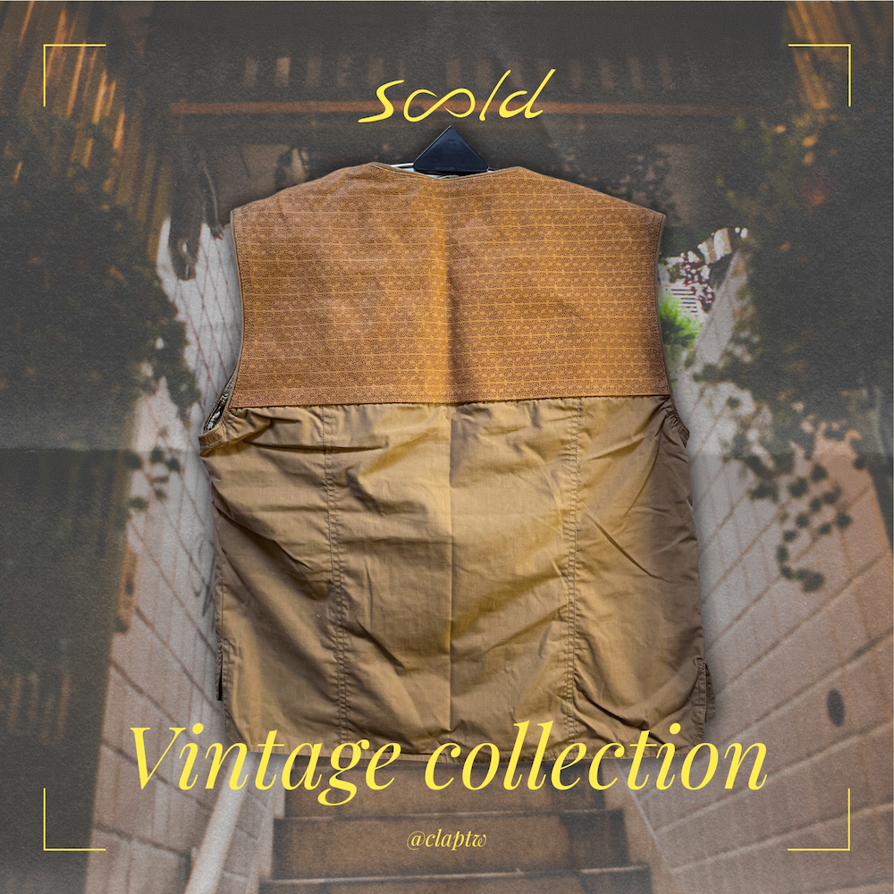 VANGRACK 4X4 狩獵風格皮革壓紋背心｜台灣製造｜極稀美品