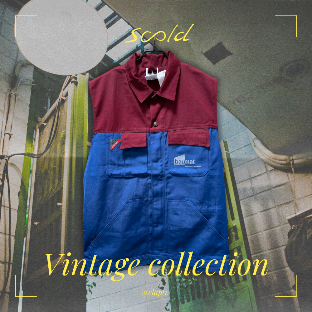 Engel 歐洲經典工裝背心｜Deadstock 全新品｜丹麥製造