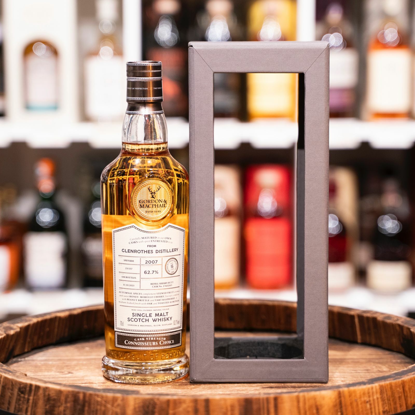 Gordon & Macphail Connoisseurs Choice Glenrothes 2007 16 Years Old Refill Sherry Butt