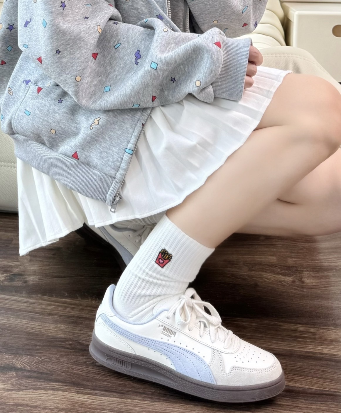 預購 Puma indoor 奶油薰衣草