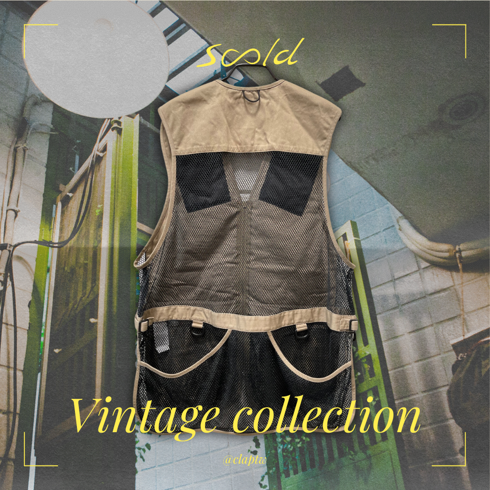 Cabela’s 經典多口袋狩獵背心｜麂皮絨拼接款