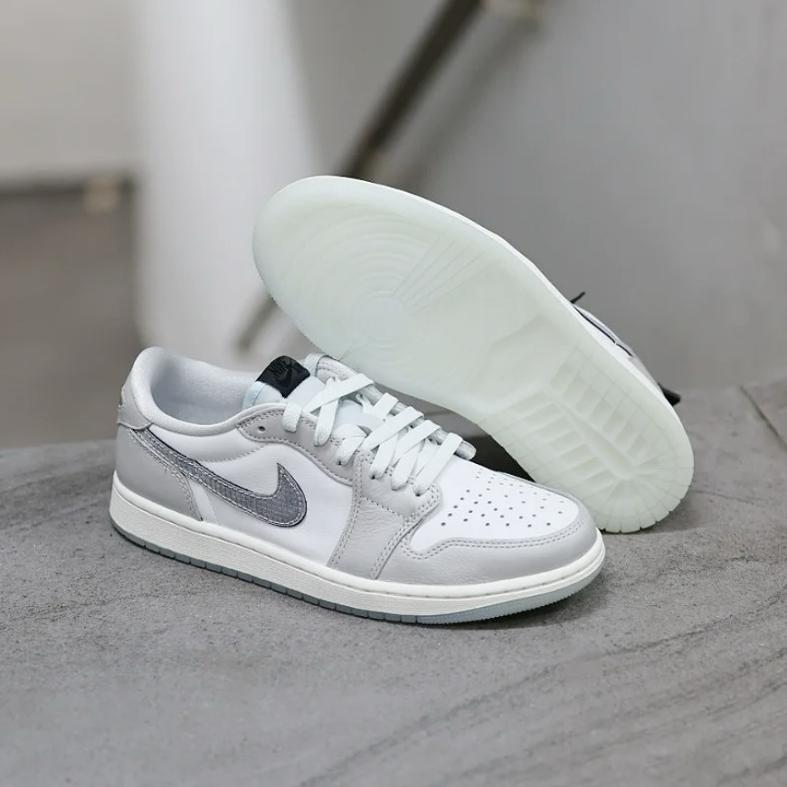 Nike Air Jordan 1 Retro Low OG CNY 蛇年 灰白 冰晶底 AJ1 大童 女鞋 低筒休閒鞋
