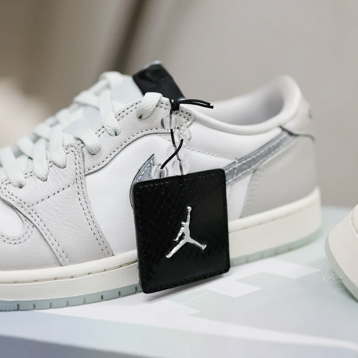 Nike Air Jordan 1 Retro Low OG CNY 蛇年 灰白 冰晶底 AJ1 大童 女鞋 低筒休閒鞋