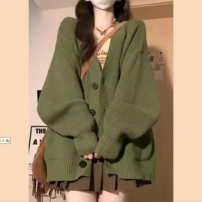 Comfy Oversized Knitted Sweater Jacket