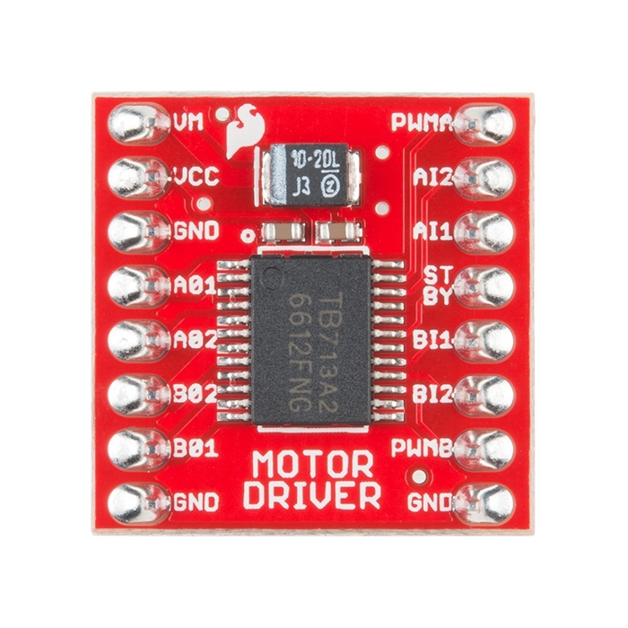 SparkFun 馬達驅動器 - 雙 TB6612FNG（附接頭）