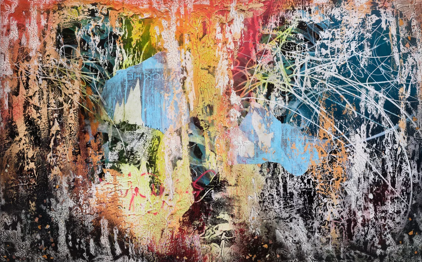 *約瑟·帕拉 José Parlá - Writers' Bench 149th Street and Grand Concourse & Hand Finished,2020 (Part of a&nbsp;limited edition set)*