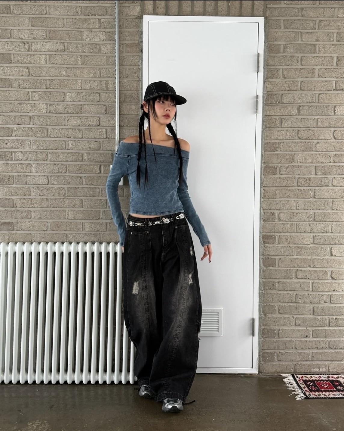 UNUSED 美式 水洗 刷破 #牛仔褲