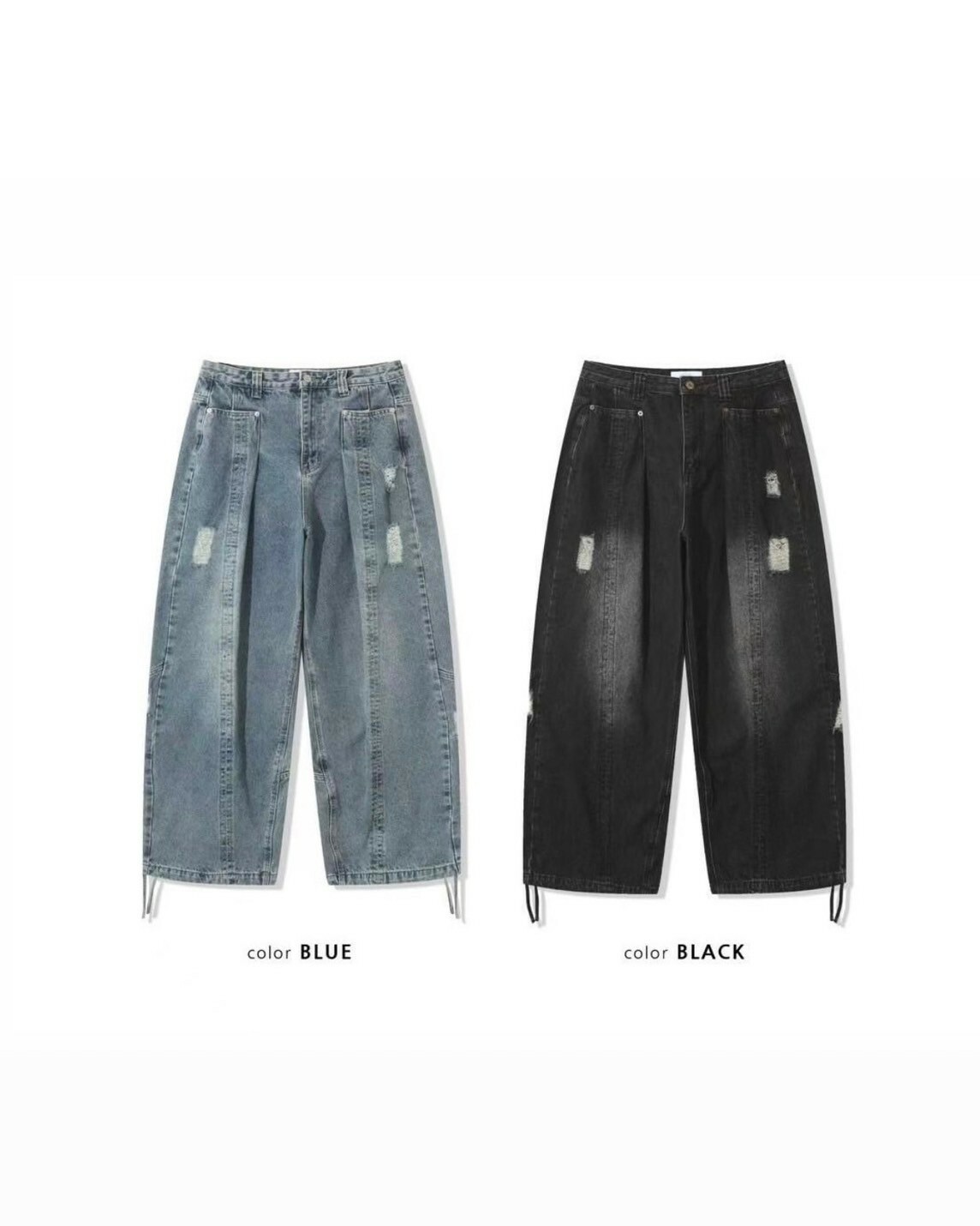 UNUSED 美式 水洗 刷破 #牛仔褲