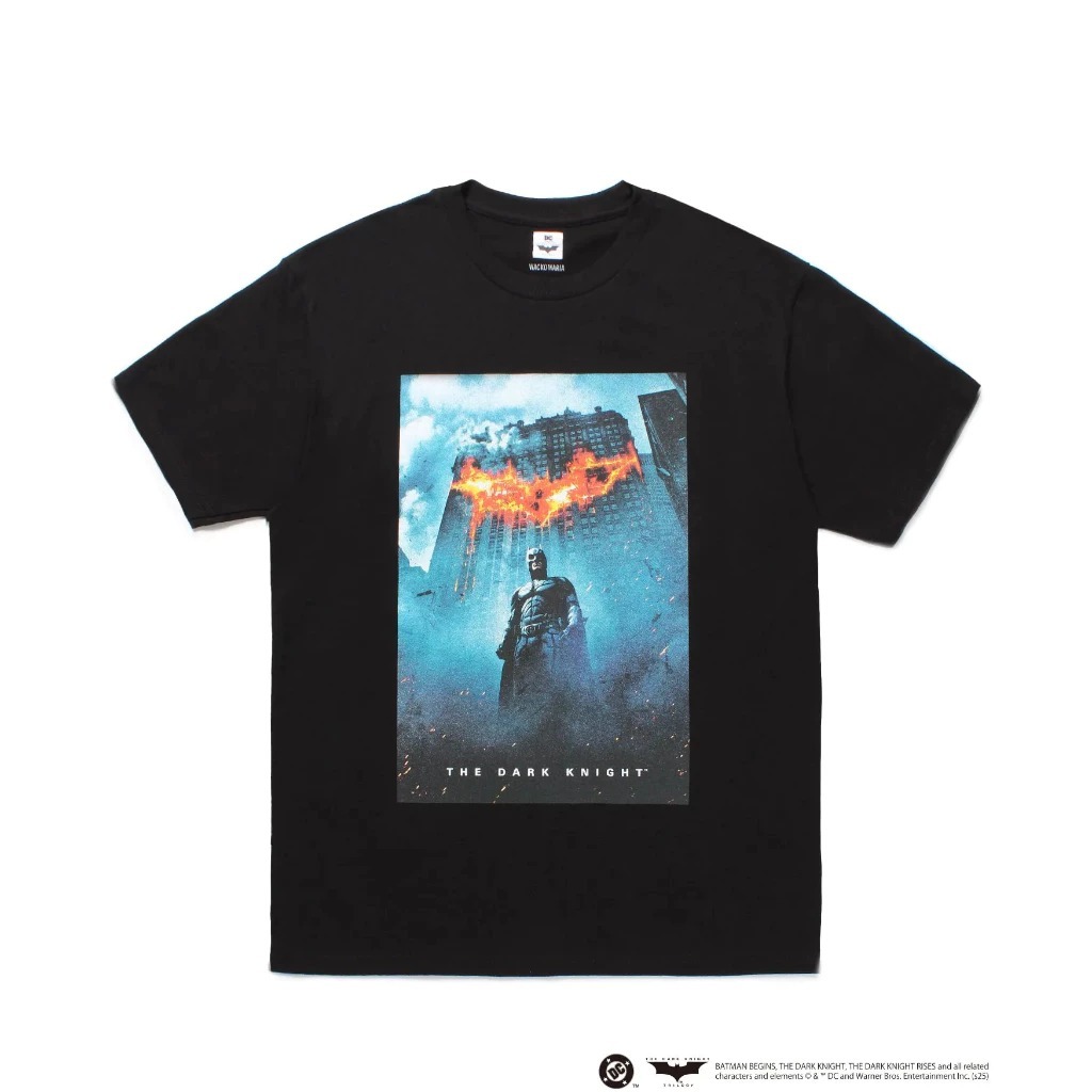 2025SS WACKO MARIA THE DARK KNIGHT TRILOGY / CREW NECK T-SHIRT ( TYPE-2 ) 蝙蝠俠 黑暗騎士 短T 現貨 TDKT-WM-TEE02